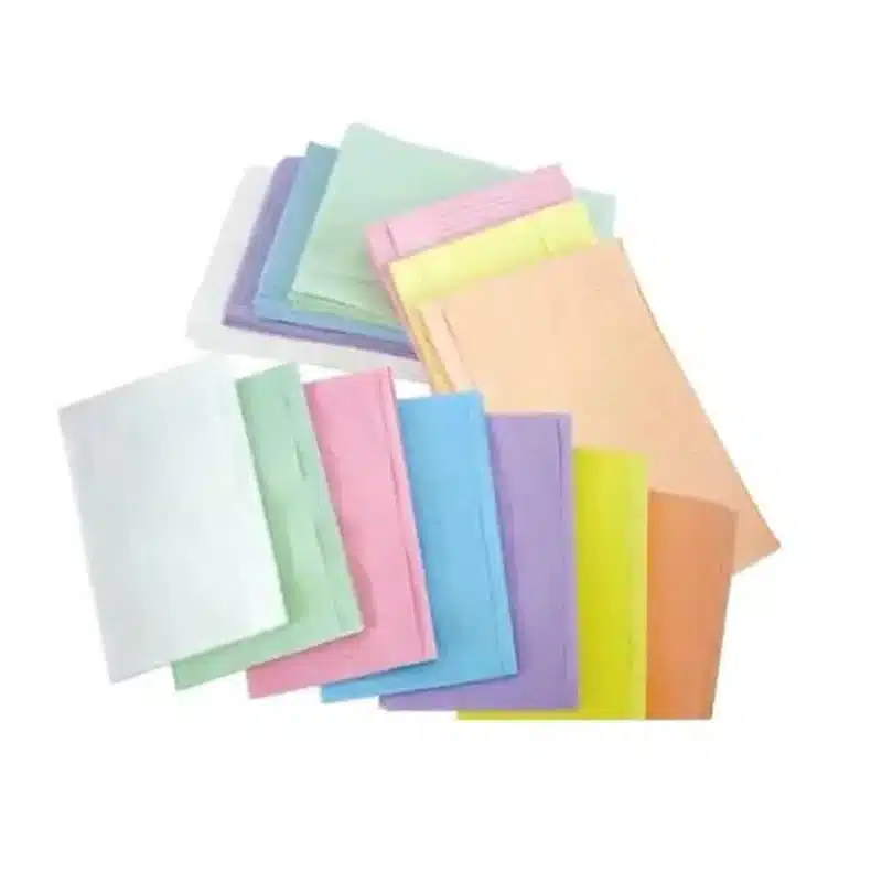 Baberos y delantales de papel desechables para pacientes dentales
